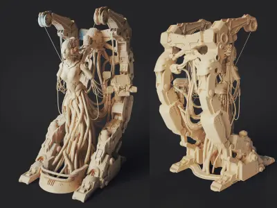 Starcraft II Adjutant - 3D Print 3D print model