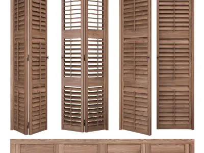 Shutters Doors 4 3D model