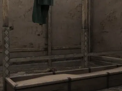 Stable building 3D model