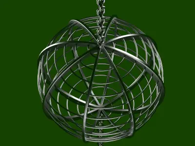 Metal Cage Free low-poly 3D model