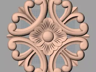 Artcam Aspire 3D relief models STL Files used for CNC E561 3D model