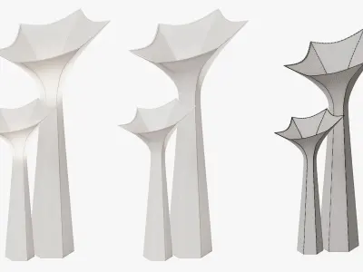 Foscarini floor lamp 3D model