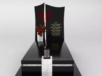 G-Black Heart Low-poly 3D model