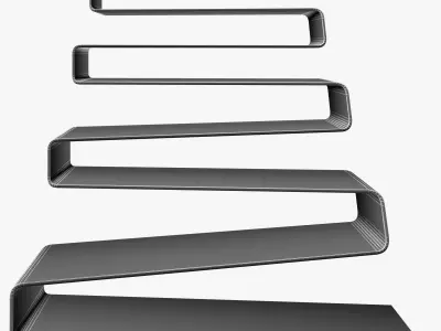 Modern Stairs 2 3D model