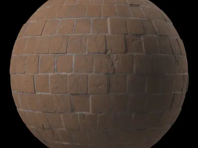 Pavement Materials 43- Slat Stone Paving Sbsar Pbr 4k Seamless Texture