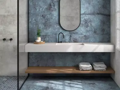 Steel Blue Concrete Wall Floor Texture  Texture