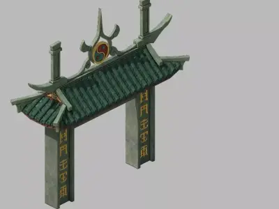 Game Taoist - gossip Tai Chi - door 3D model
