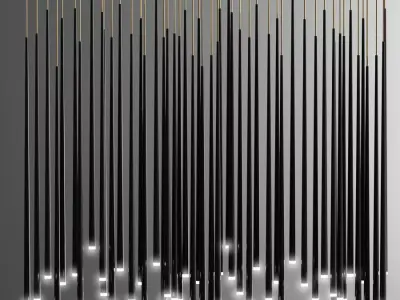 Slim Light Pendant 3D model