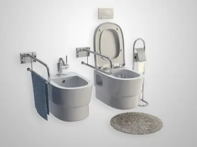 Toilet Pack 3D model