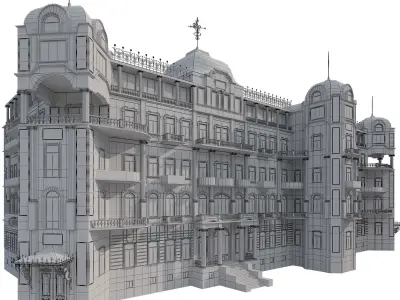 city building 8 3D model