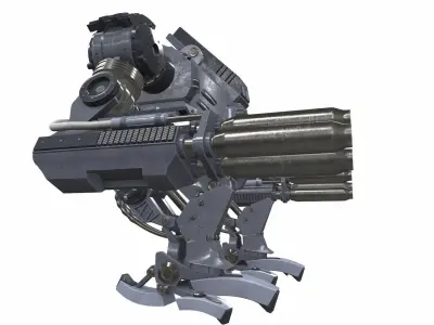 Battle mech robot mobi 6B 3D model