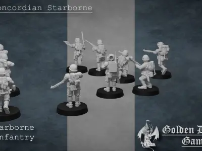 Starborne Infantry 3D print model