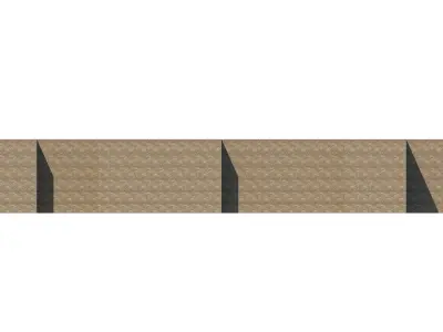 34-edge SketchUp piece 3D model