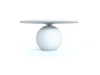thumb marble coaster 3D model