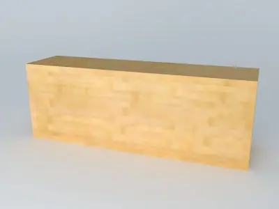 Shelf Cabinet DOORS HZ1V 4 12 BRW Milano Oak 3D model