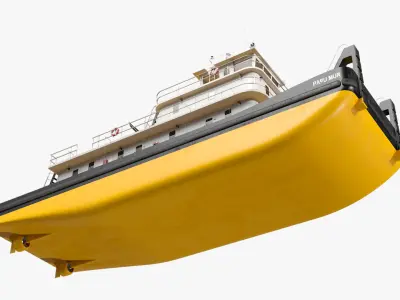  Tug boat Yellow 