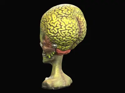 Martian Figure Scan 3D model