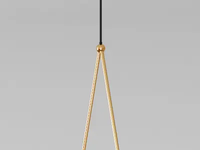 Corda pendant lamp 3D model