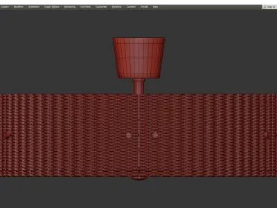 Orrefors pendant Low-poly 3D model