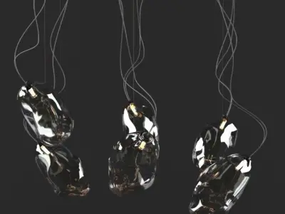 3d cattelan light 3D model