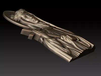 Saint Rosa of Lima 3D print model