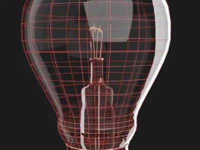 Light Bulbs Low-poly 3D model