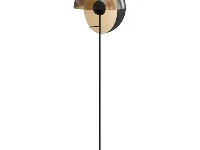 THEIA floor lamp gold 3D model