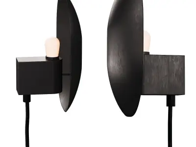 318 lighting fixtures 25 101 copenhagen Clam Wall Lamp 3D model