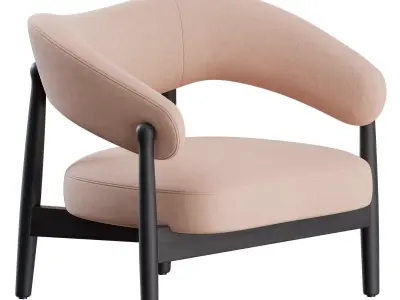 Frenchmen Street Lounge Chair by Man Of Parts 3D model