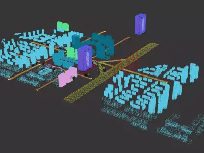 Iconic Parametric Skyscraper with Sculpted Atrium Void 3D model