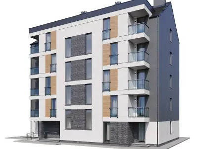 Residential building  V1 3D model