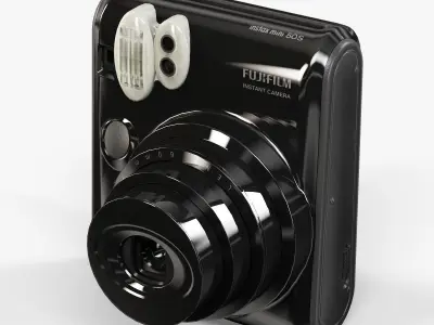 Fujifilm Instax Mini 50s instant print camera Low-poly 3D model
