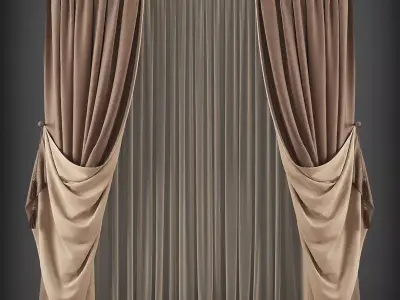Curtain 3D model 115 3D model