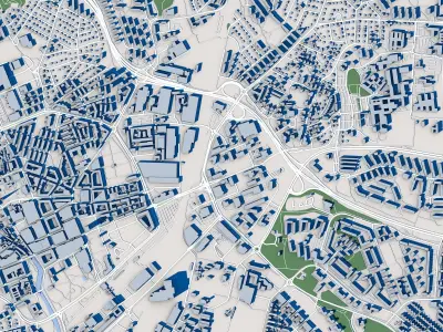 Vasteras City Sweden 3D model