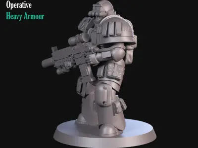 Sci fi Operative 3D print model