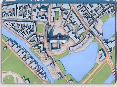 Lubeck Cathedral Germany 3D model