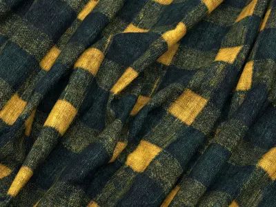 10 Plaid Fabric VOL01 4K Seamless PNG PBR Textures Texture