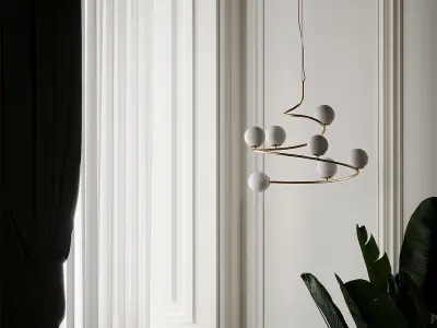 Kapkace Curl Pendant Lamp 3D model