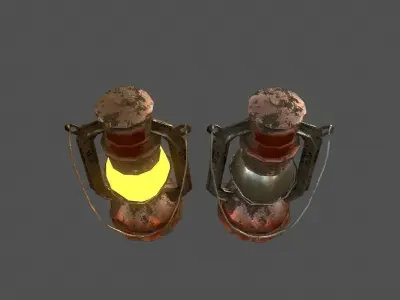 Lamp - Game Ready light bulb Low-poly 3D model