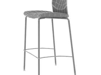 allermuir fleur bar chair 3D model