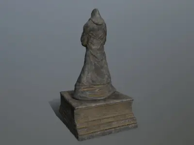 statue 2 Low-poly 3D model