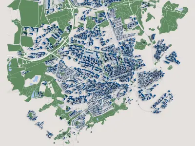 Kalmar City Sweden 3D model