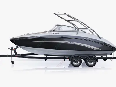  Boat trailer and Yamaha 242 Limited S 