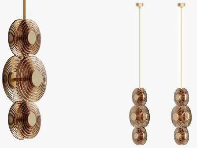 Hudson Valley Lighting Griston Pendant Light 3D model