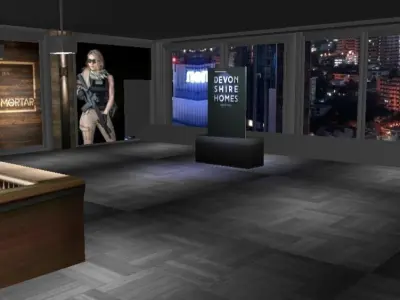 Game lokacia Low-poly 3D model