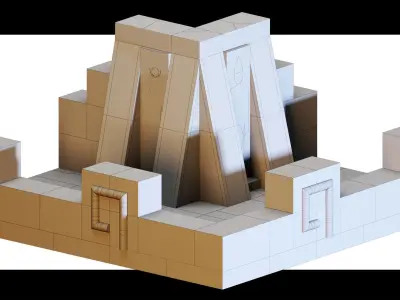 19 Egyptian Tombs- 3d Model 3D model