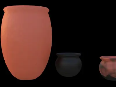 Village items 3D model