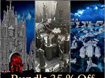 GrimDark Big Bundle 3D print model