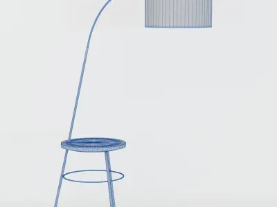 Modern Standing Floor Light 3D model