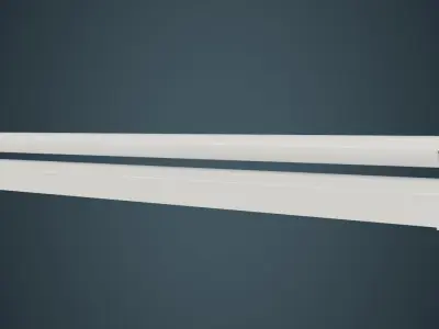 Fluorescent Bulb 3A Low-poly 3D model